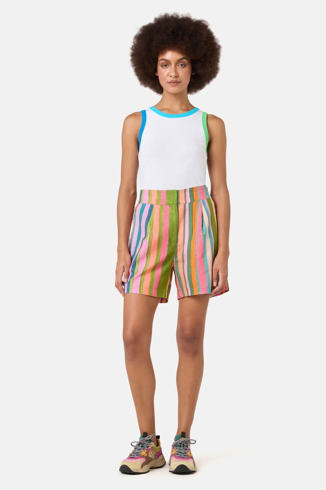 Gorman NZ - Stripes Print Short - print