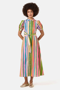 Gorman NZ - Stripes Print Shirt Dress - print