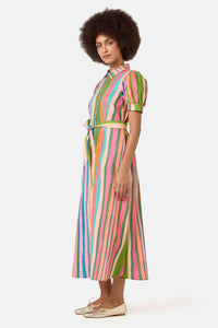 Gorman NZ - Stripes Print Shirt Dress - print
