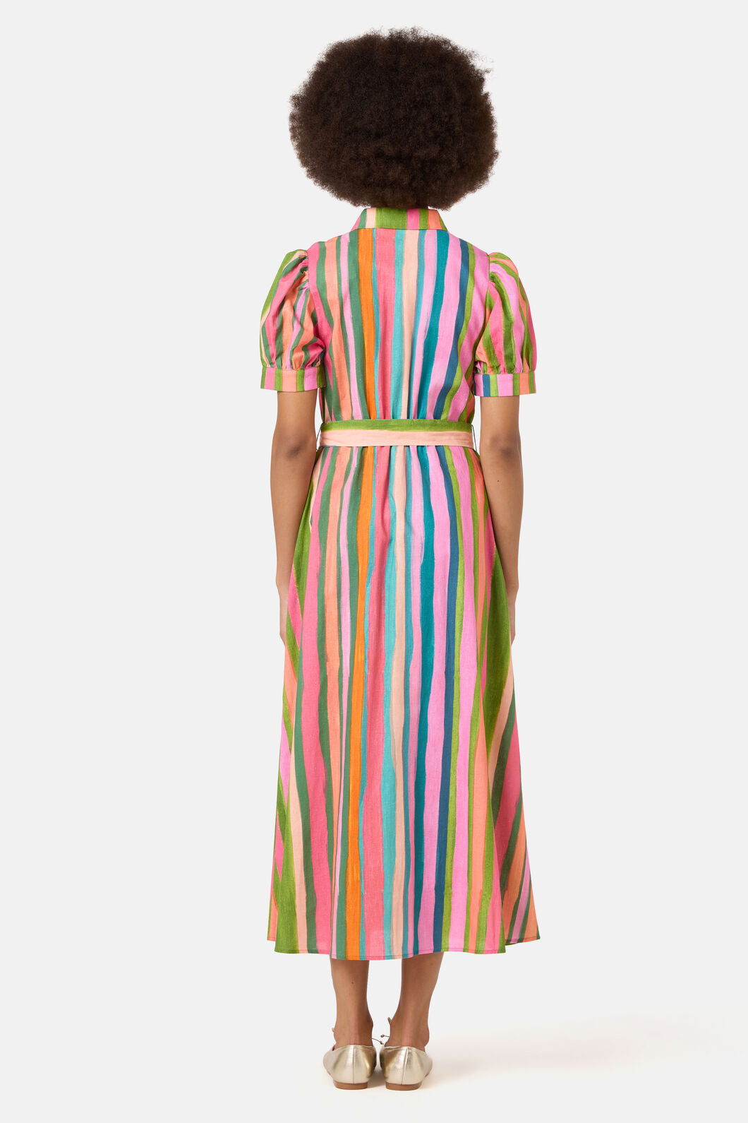 Gorman NZ - Stripes Print Shirt Dress - print
