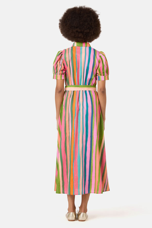 Gorman NZ - Stripes Print Shirt Dress - print