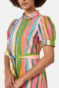 Gorman NZ - Stripes Print Shirt Dress - print