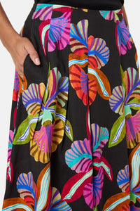 Gorman NZ - Orchid Printed Midi Skirt - print