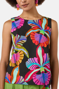 Gorman NZ - Orchid Printed Tank - print