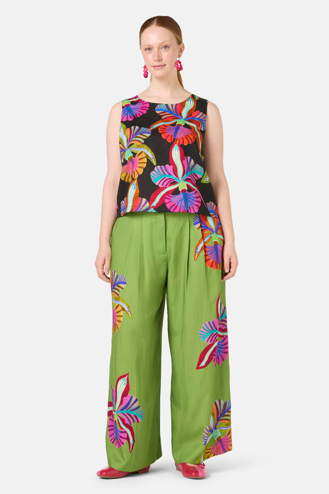 Gorman NZ - Orchid Printed Tank - print