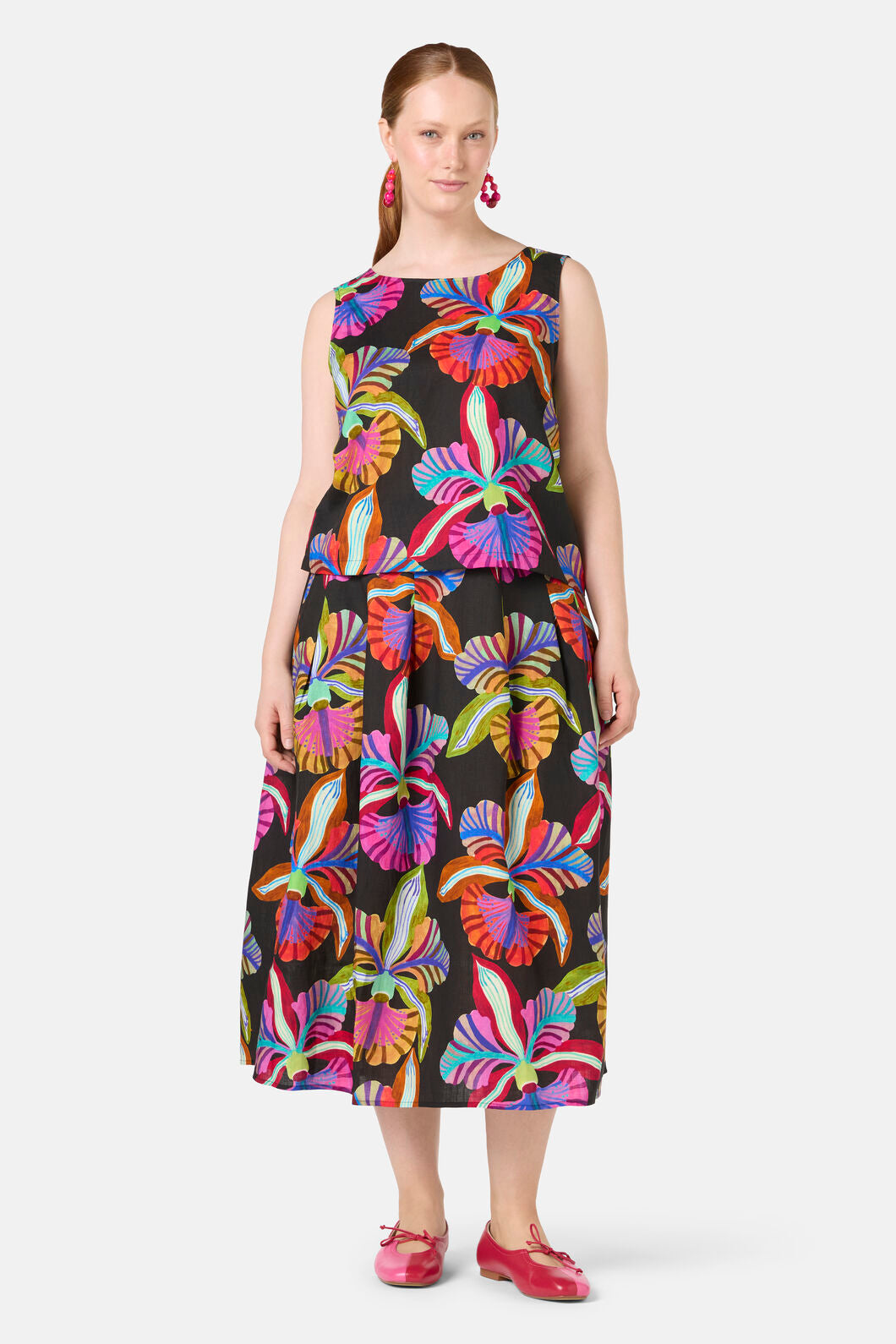 Gorman NZ - Orchid Printed Tank - print