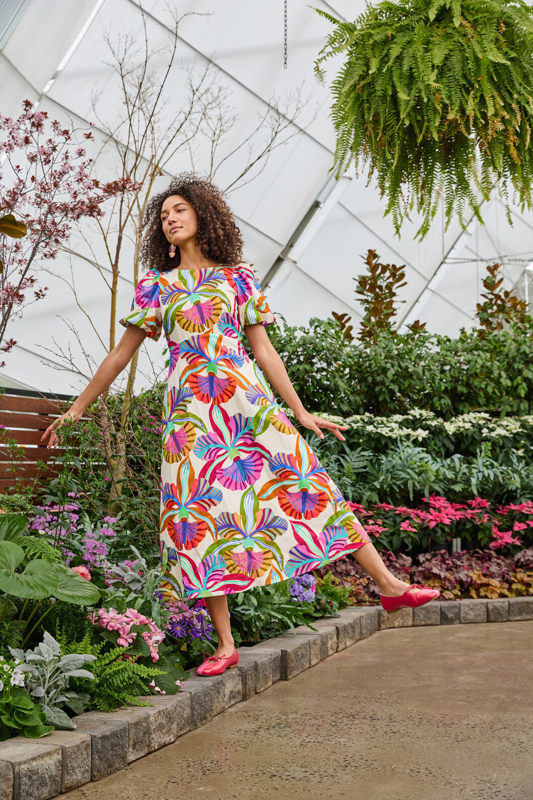 Gorman NZ - Orchid Midi Dress - print