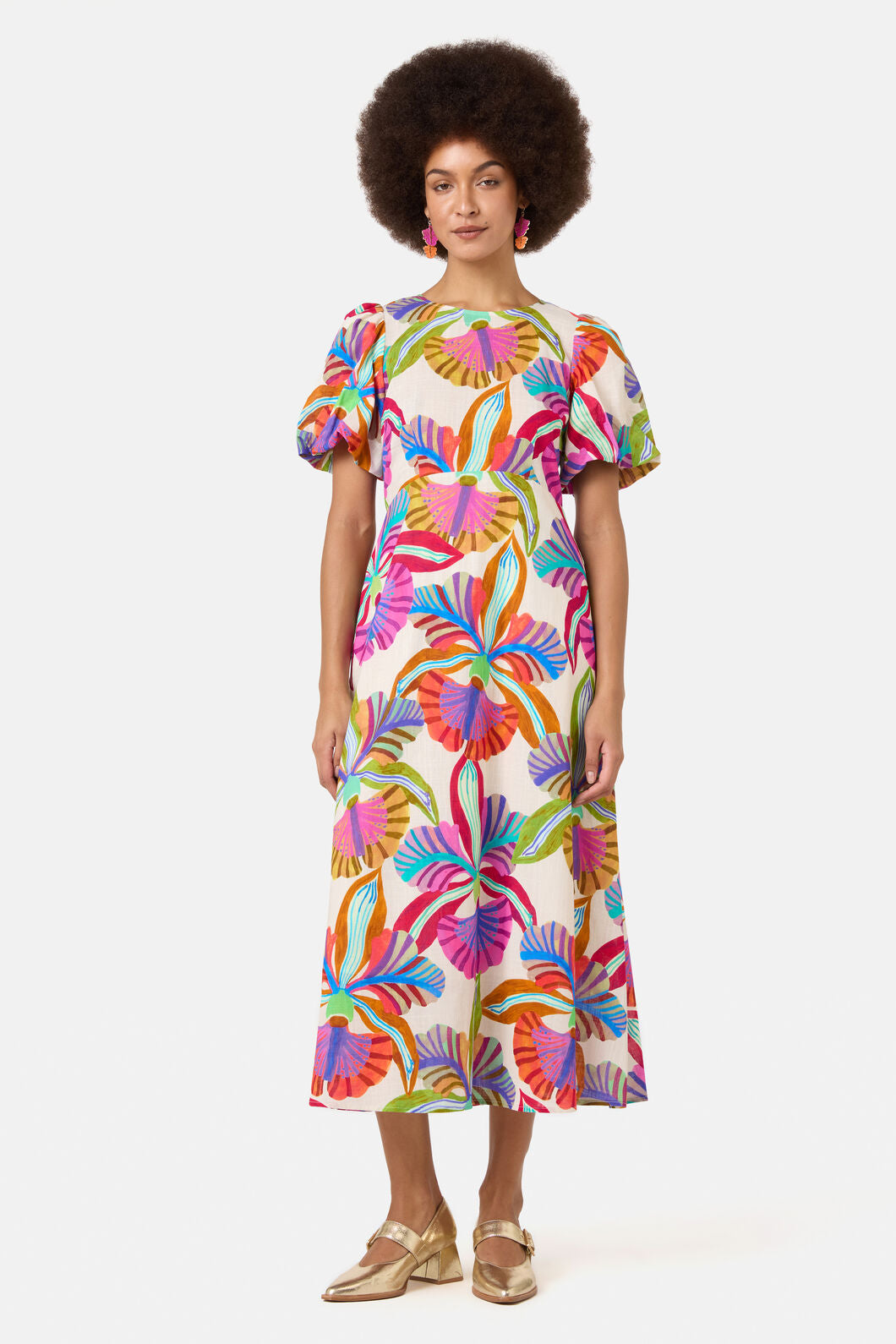Gorman NZ - Orchid Midi Dress - print