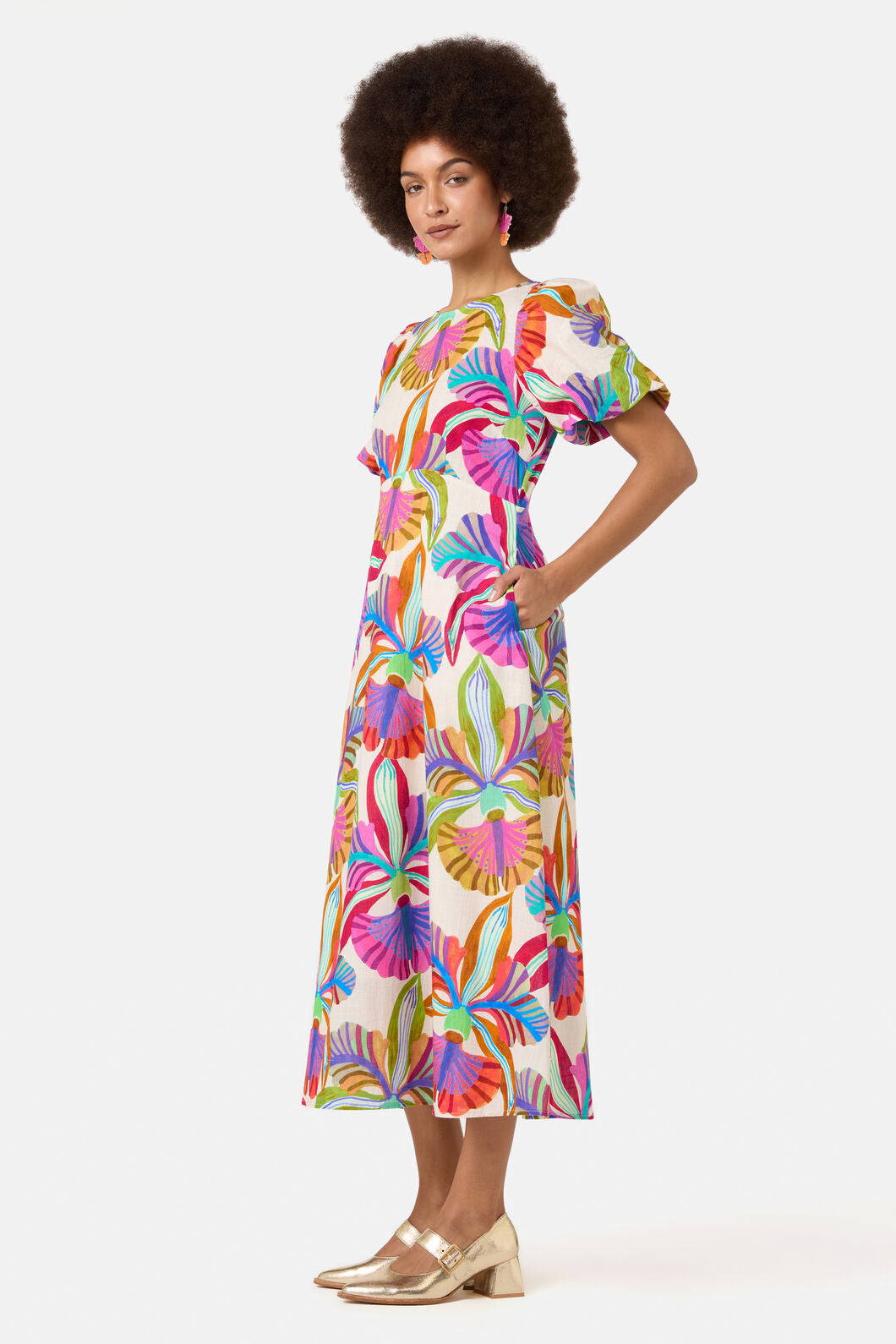 Gorman NZ - Orchid Midi Dress - print