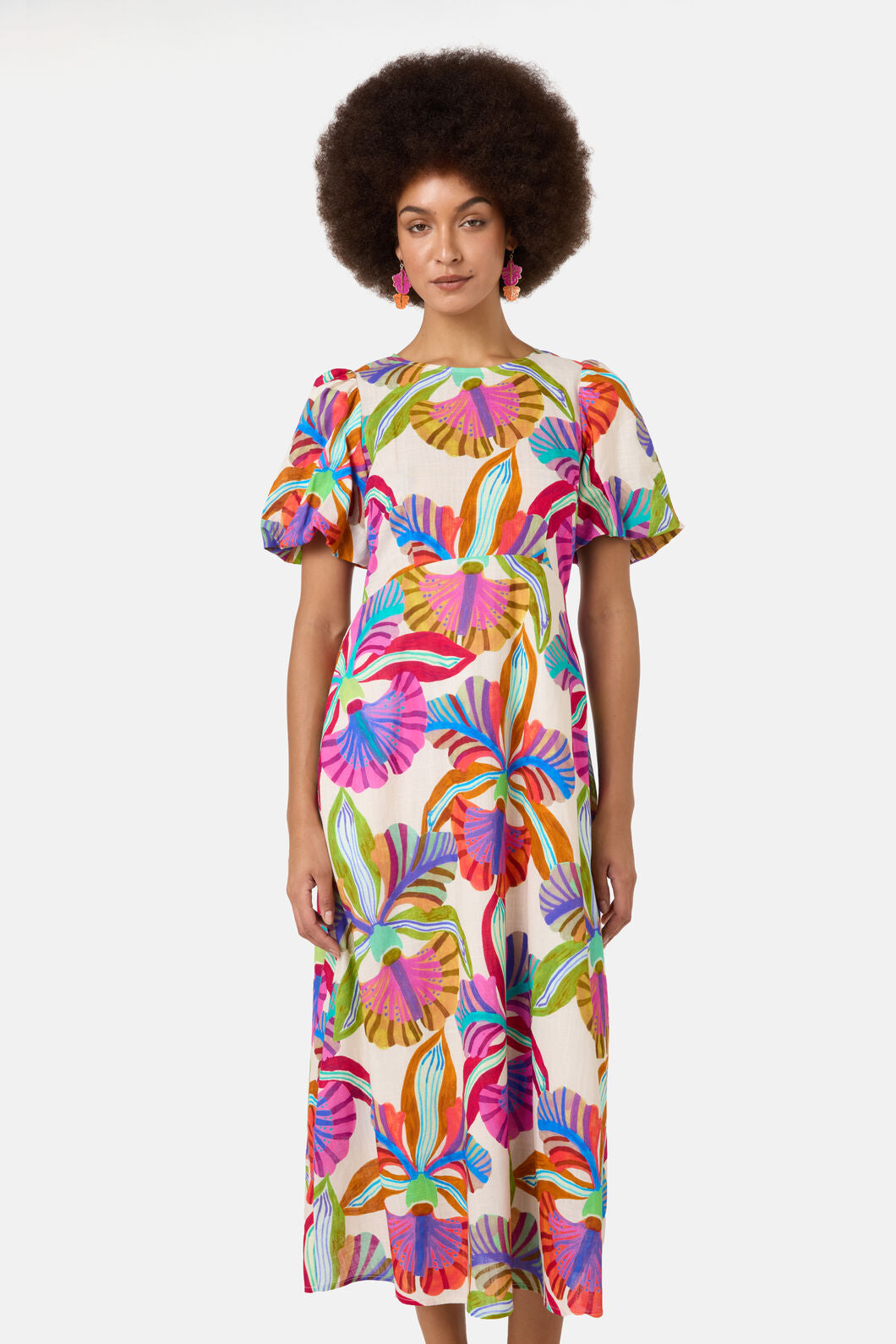 Gorman NZ - Orchid Midi Dress - print