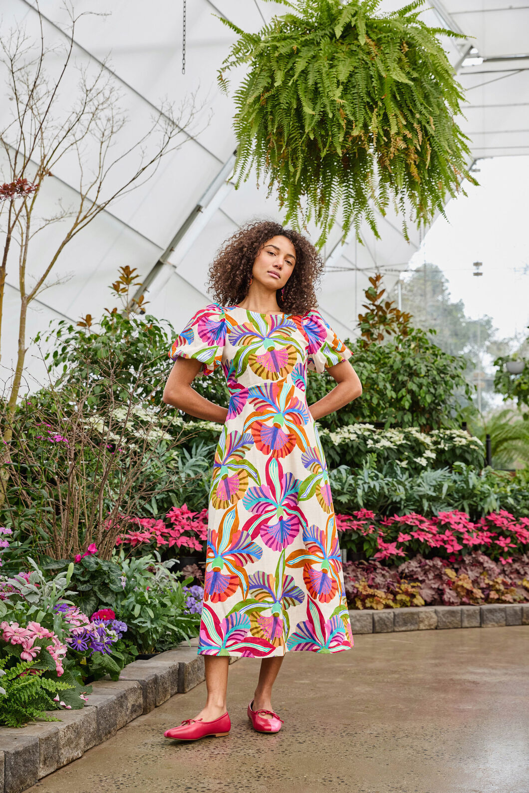 Gorman NZ - Orchid Midi Dress - print