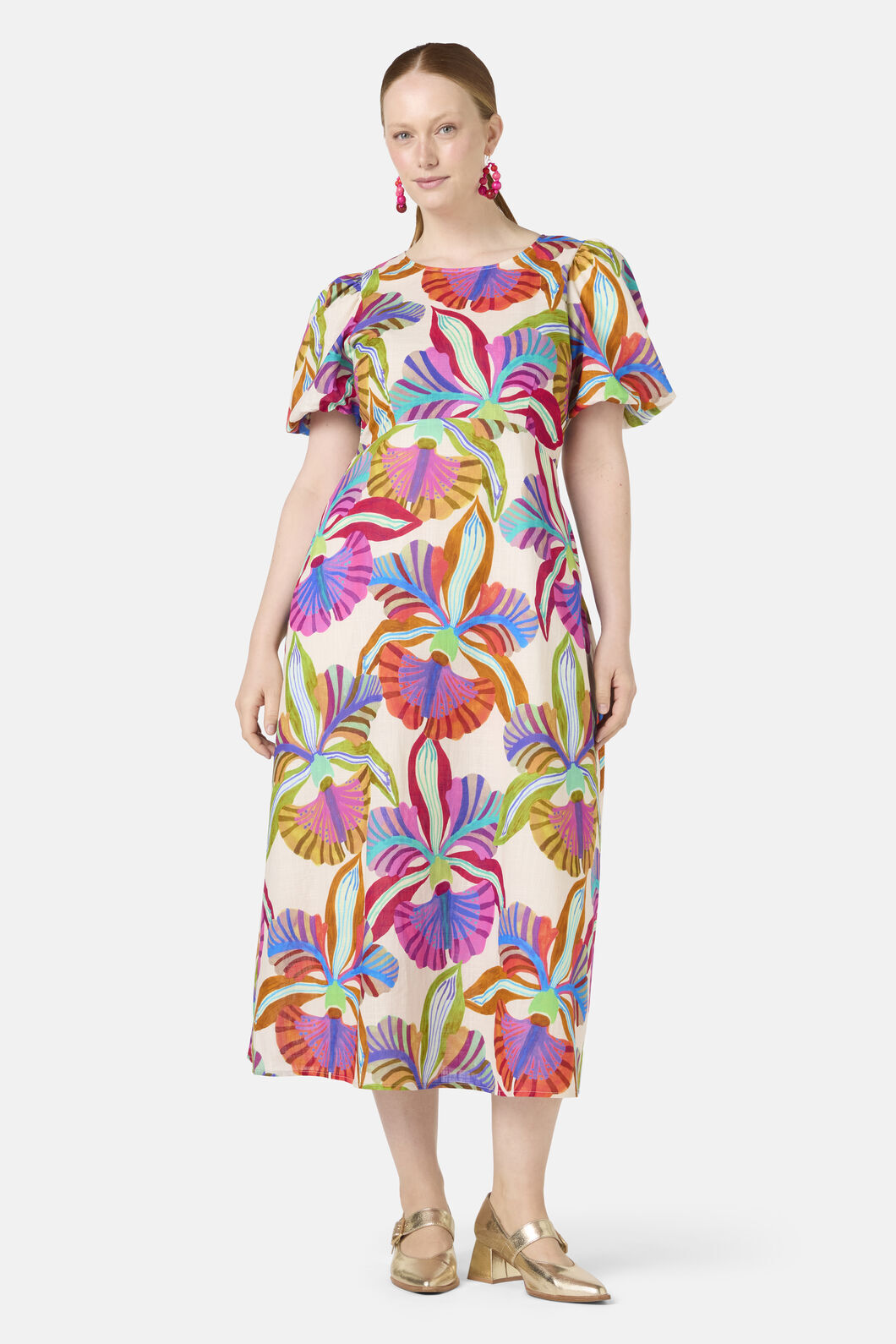 Gorman NZ - Orchid Midi Dress - print