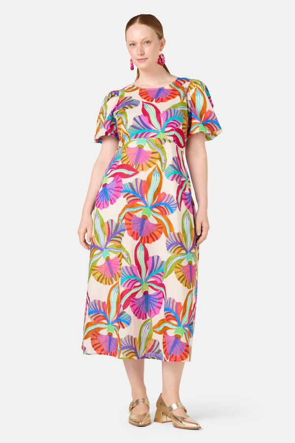 Gorman NZ - Orchid Midi Dress - print