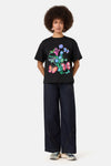 Gorman NZ - Mariposa Placement Oversized Tee - black