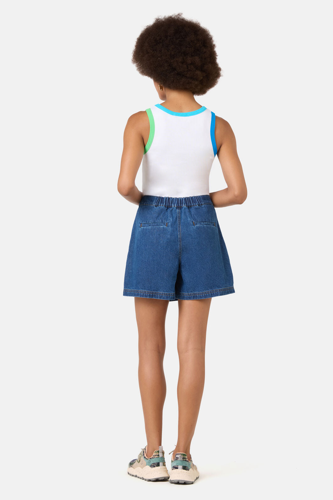 Gorman NZ - Charlotte Denim Skort - mid-blue