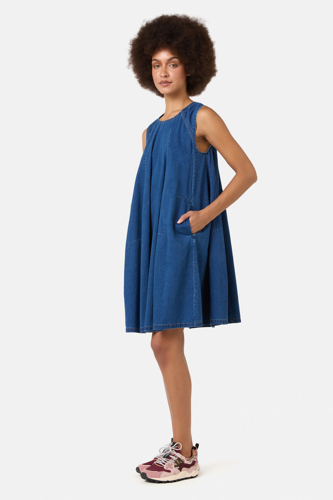 Gorman NZ - Charlotte Chambray Bubble Dress - chambray