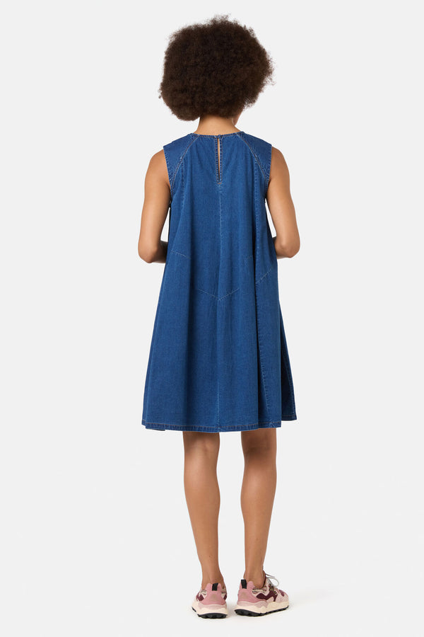 Gorman NZ - Charlotte Chambray Bubble Dress - chambray