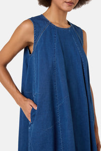Gorman NZ - Charlotte Chambray Bubble Dress - chambray