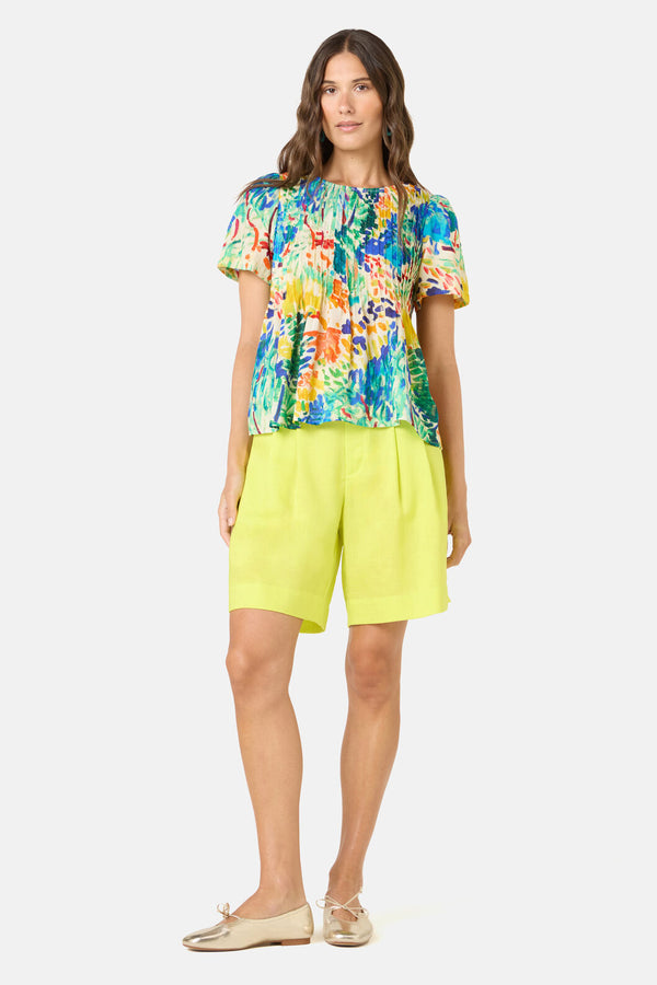 Gorman NZ - Sundrift Pleat Top - print