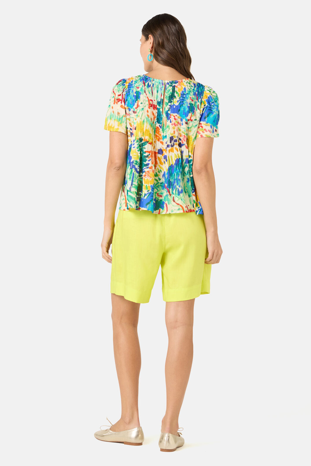Gorman NZ - Sundrift Pleat Top - print