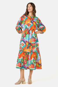 Gorman NZ - Tablescape Midi Dress - print