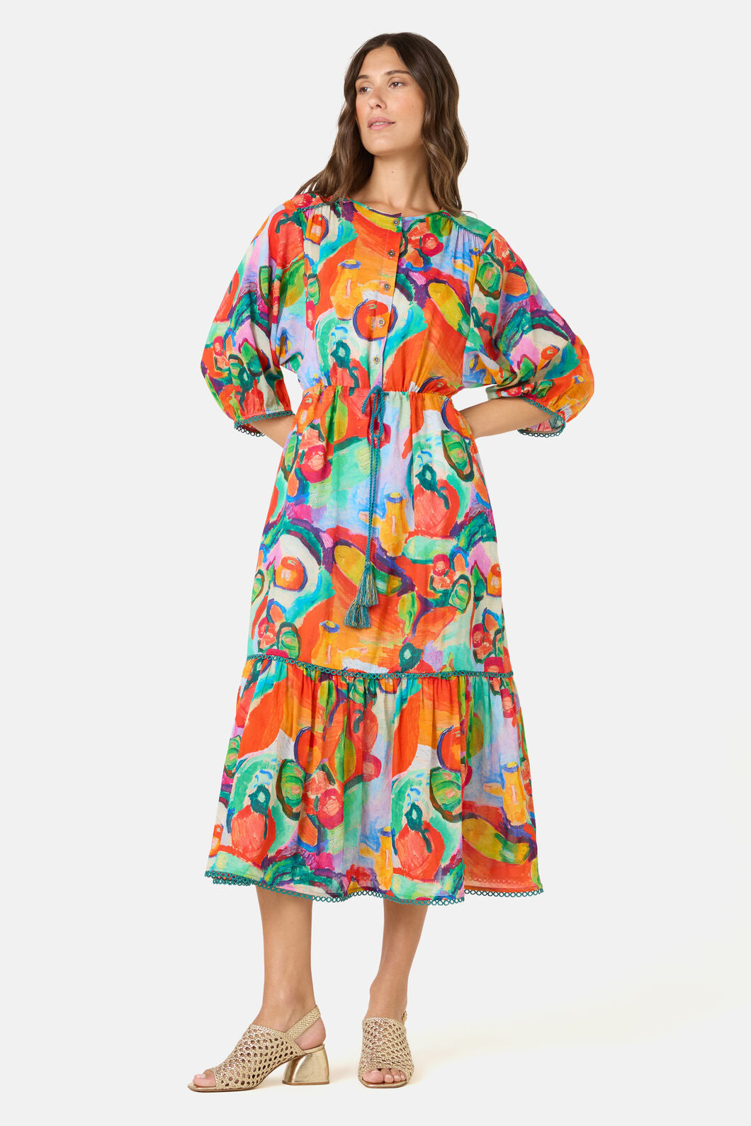 Gorman NZ - Tablescape Midi Dress - print