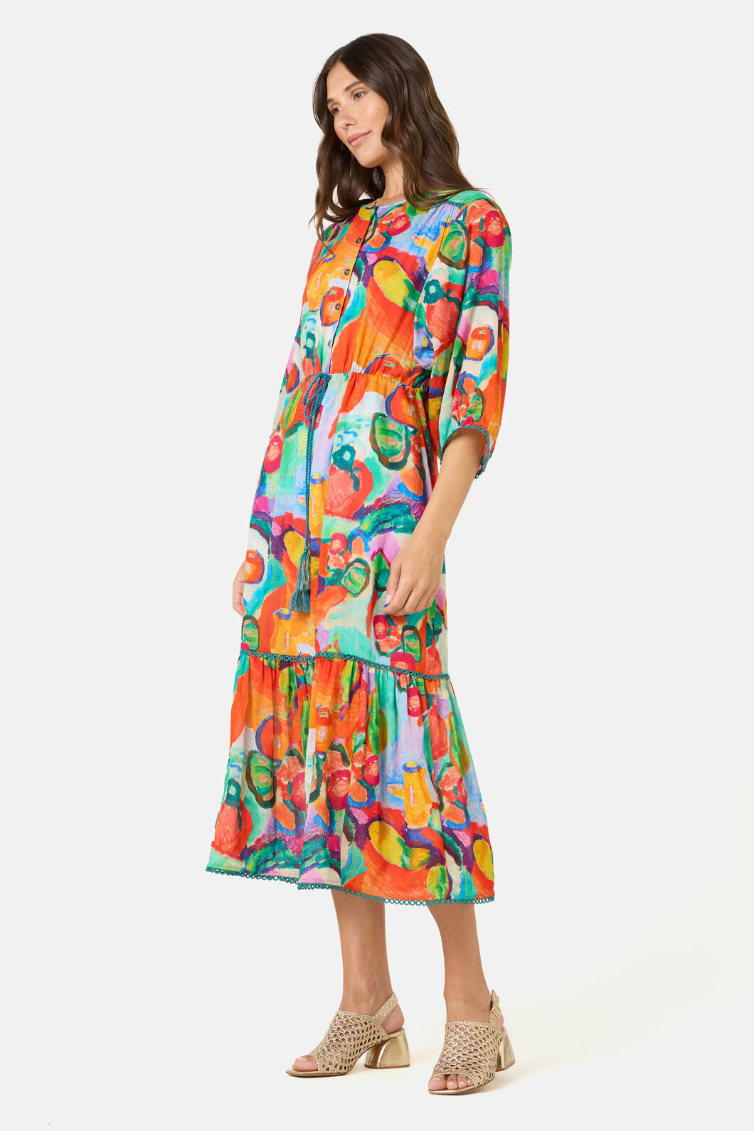 Gorman NZ - Tablescape Midi Dress - print