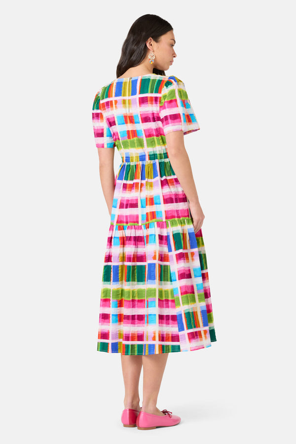 Gorman NZ - Paintbox Check Midi Dress - check