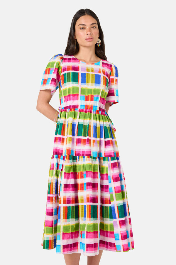 Gorman NZ - Paintbox Check Midi Dress - check
