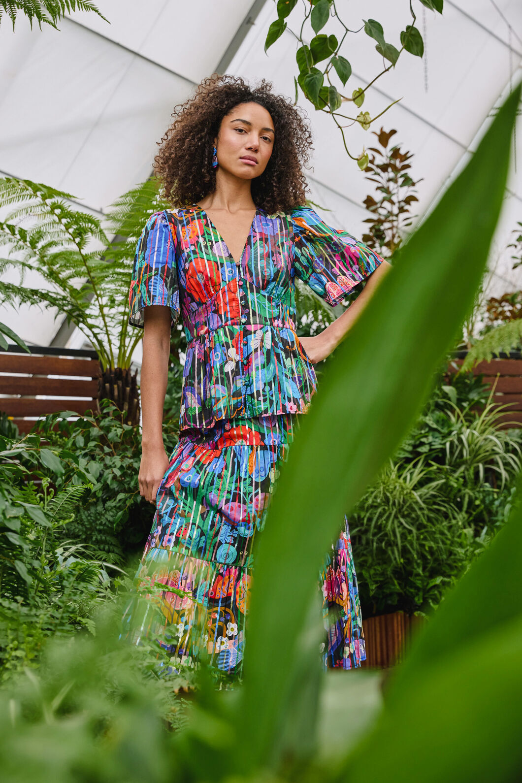 Gorman NZ - Mariposa Glitter Party Top - print