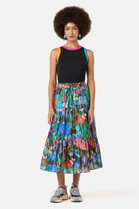 Gorman NZ - Mariposa Glitter Party Skirt - print