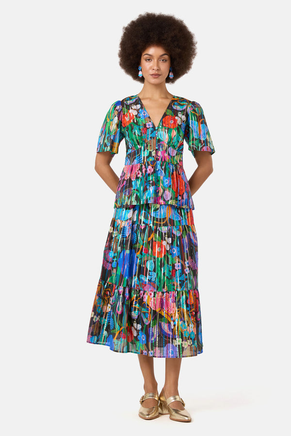 Gorman NZ - Mariposa Glitter Party Skirt - print