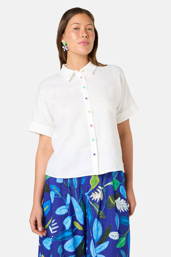 Gorman NZ - Thread Theory Linen Shirt - white