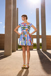 Gorman NZ - Paper Poetry Stripe Beach Dress - print