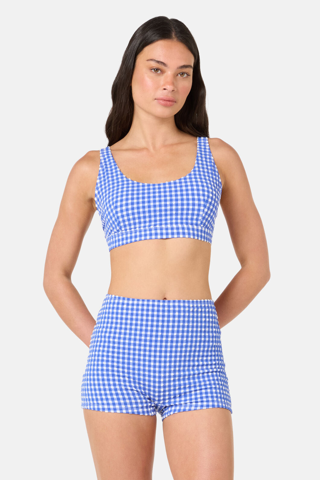 Gorman NZ - Gingham Bikini Bottom - blue