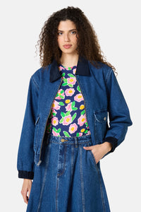 Gorman NZ - Molly Denim Jacket - mid-blue