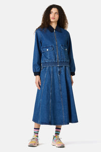 Gorman NZ - Molly Denim Jacket - mid-blue