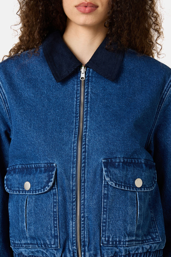 Gorman NZ - Molly Denim Jacket - mid-blue