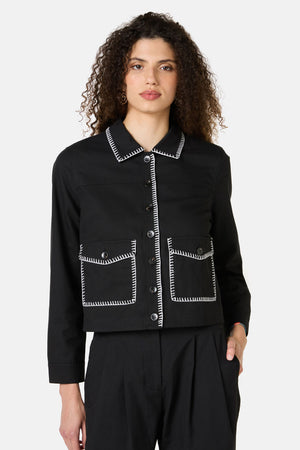 Gorman NZ - Raven Embroidered Jacket - black