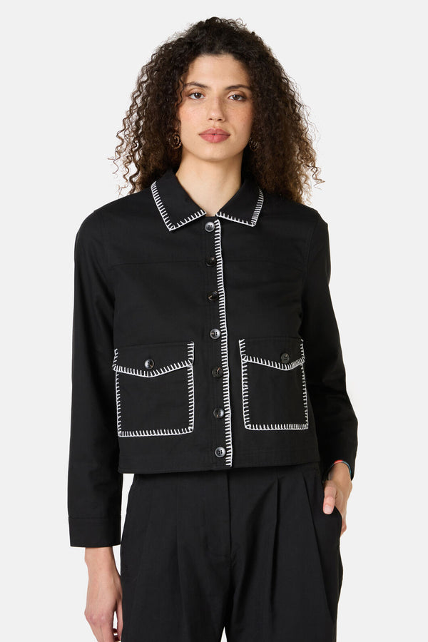 Gorman NZ - Raven Embroidered Jacket - black