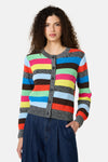 Gorman NZ - Jumble Stripe Cotton Cardigan - stripe