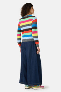 Gorman NZ - Jumble Stripe Cotton Cardigan - stripe