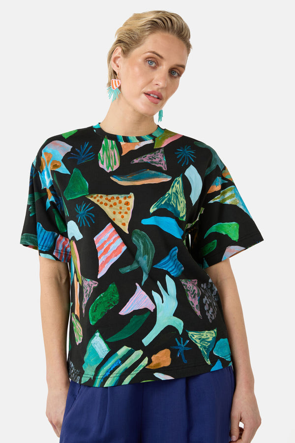 Gorman NZ - Endless Horizon Oversized Tee - print
