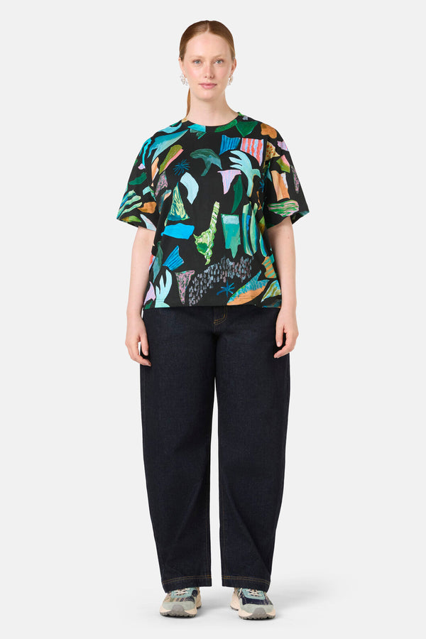 Gorman NZ - Endless Horizon Oversized Tee - print