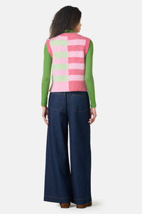 Gorman NZ - Linea Stripe Alpaca Vest - stripe