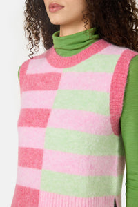 Gorman NZ - Linea Stripe Alpaca Vest - stripe