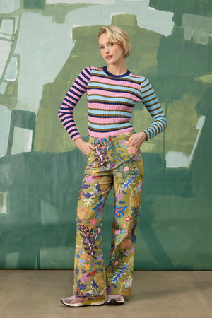 Gorman NZ - Stripe Lurex Knit Top - stripe