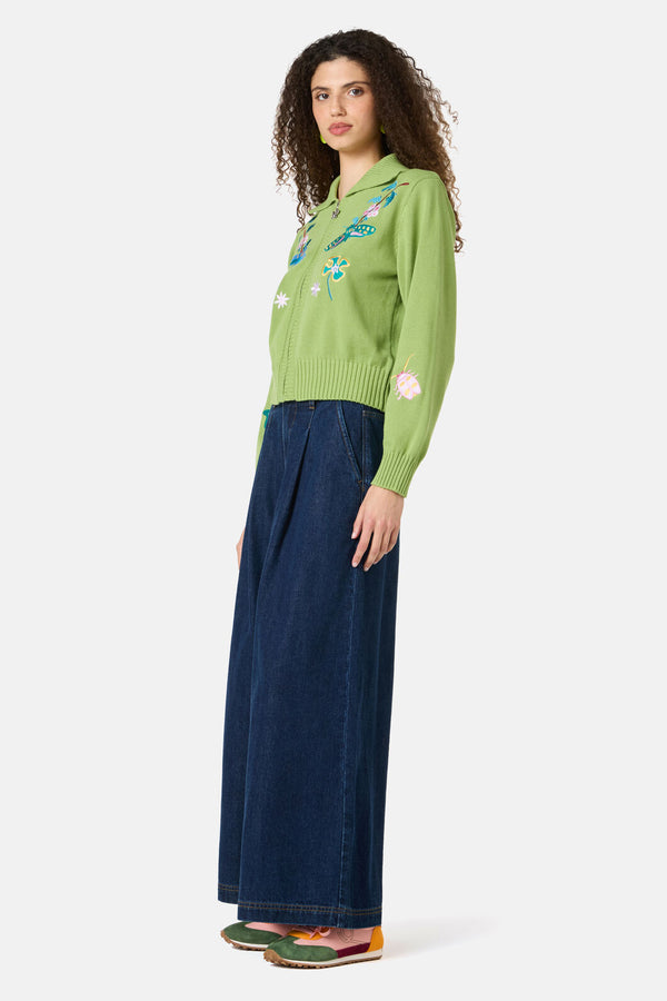 Gorman NZ - A Bugs Life Cardigan - green