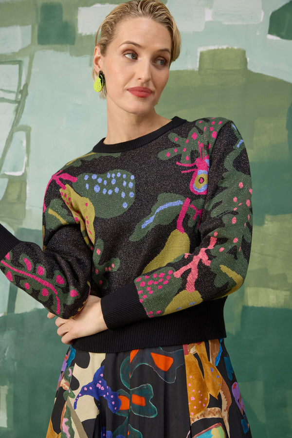 Gorman NZ - Moth Mania Jumper - multi