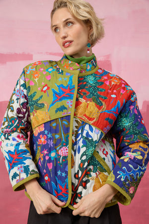 Gorman NZ - Beetlemania Quilted Jacket - print